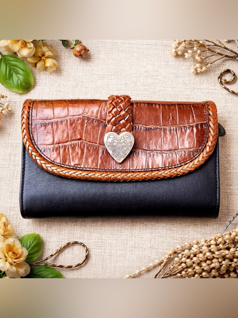 VINTAGE Brighton Clutch/Wallet EC